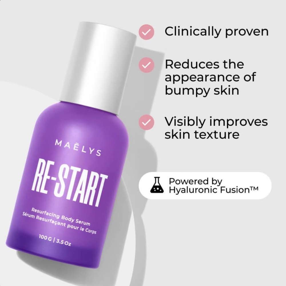 NIB MAELYS RESTART- RESURFACING BODY SERUM